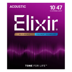 Elixir 11150 Acoustic Polyweb 80/20 Bronze 12 String Light ( 10-47 )