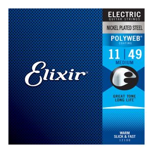 Elixir 12100 Electric Polyweb Nickel Medium ( 11-49 )