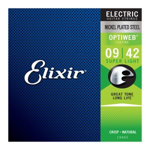 Elixir 19002 Electric OPTIWEB Nickel Super Light ( 9-42 )