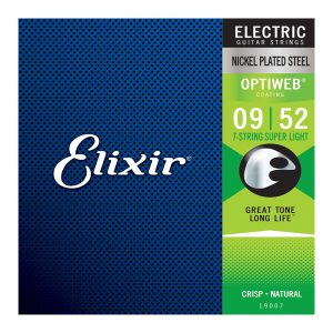 Elixir 19007 Electric OPTIWEB Nickel 7 String Super Light ( 9-52 )