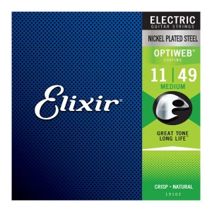 Elixir 19102 Electric OPTIWEB Nickel Medium ( 11-49 )