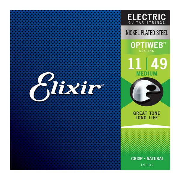 Elixir 19102 Electric OPTIWEB Nickel Medium ( 11-49 )