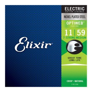 Elixir 19106 Electric OPTIWEB Nickel 7 String Medium ( 11-59 )
