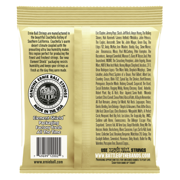 Ernie Ball 2002 Bronze Acoustic Medium - Image 2