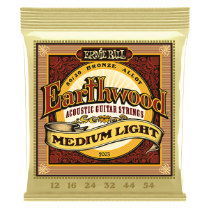 Ernie Ball 2003 Bronze Acoustic Medium Light