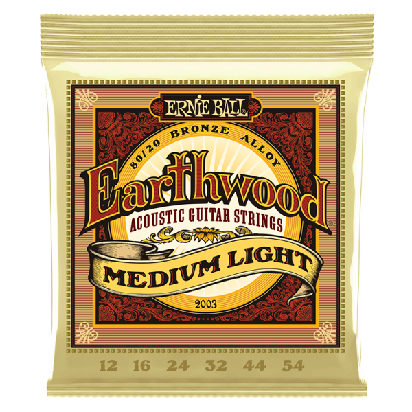 Ernie Ball 2003 Bronze Acoustic Medium Light