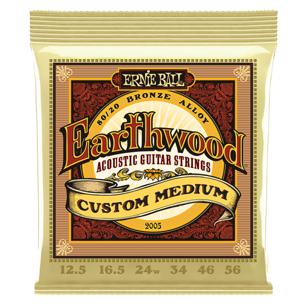 Ernie Ball 2005 Bronze Acoustic Custom Medium