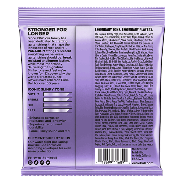 Ernie Ball 2017 Paradigm Ultra Slinky - Image 2