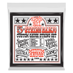 Ernie Ball 2309 5 String Banjo Medium