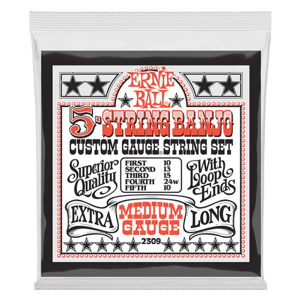 Ernie Ball 2309 5 String Banjo Medium