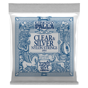 Ernie Ball 2403 Nylon Clear & Silver