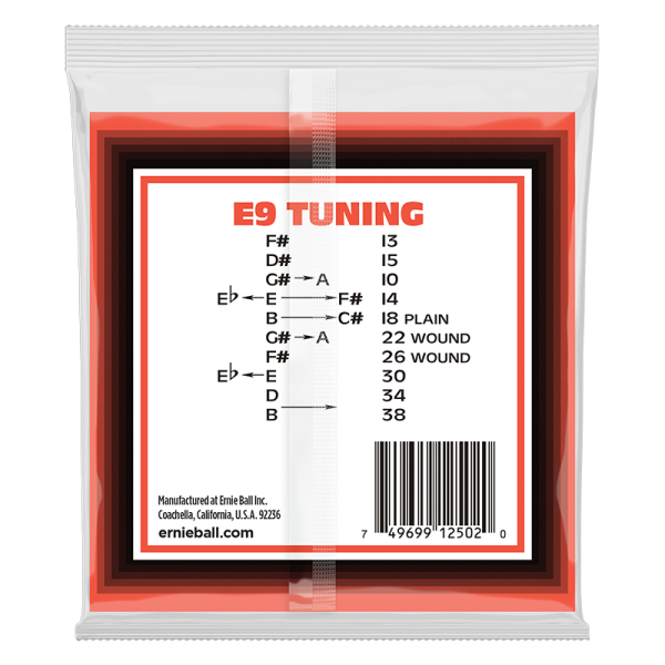 Ernie Ball 2502 Nickel Wound Pedal Steel E9 - Image 2
