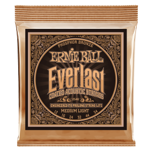 Ernie Ball 2546 Everlast Coated Phosphor Bronze Medium Light