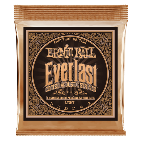 Ernie Ball 2548 Everlast Coated Phosphor Bronze Light