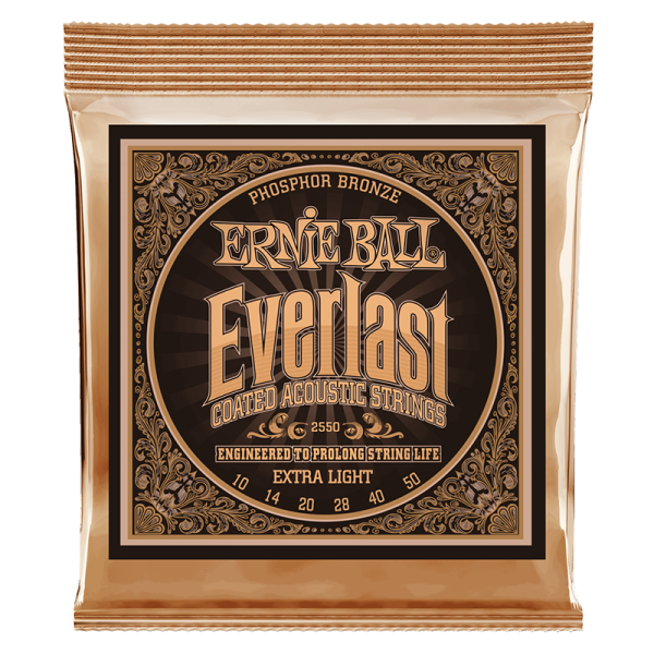 Ernie Ball 2550 Everlast Coated Phosphor Bronze Extra Light