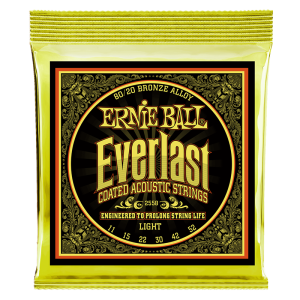 Ernie Ball 2558 Everlast Coated 80/20 Bronze Light