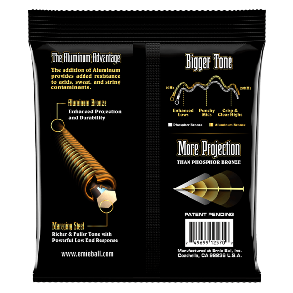 Ernie Ball 2570 Aluminium Bronze Extra Light - Image 2