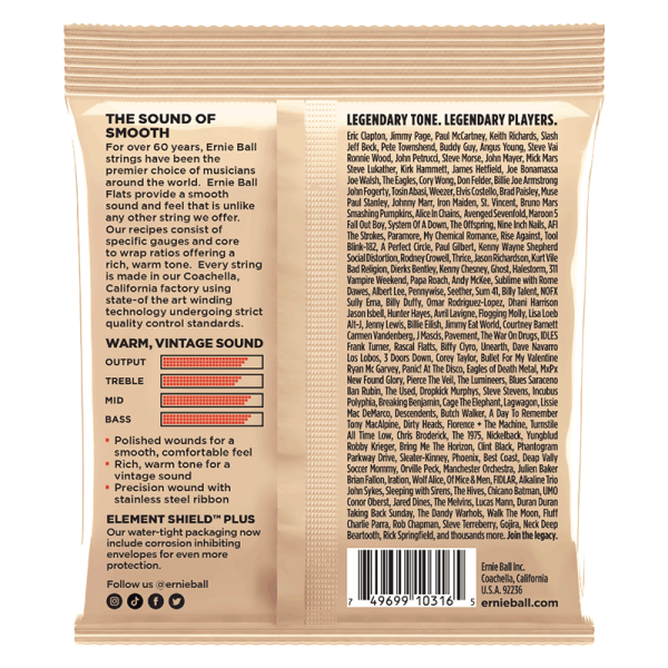 Ernie Ball 2580 - 11-50 Light Flatwound - Image 2
