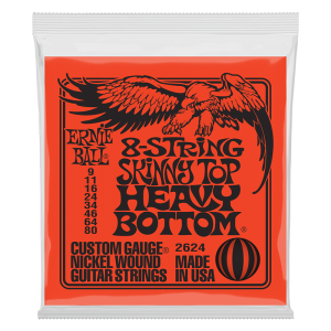 Ernie Ball 2624 Skinny Top Heavy Bottom Slinky 8 String