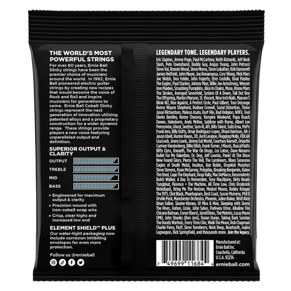 Ernie Ball 2712 Cobalt Primo Slinky - Image 2