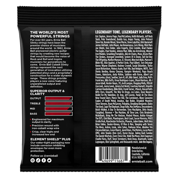 Ernie Ball 2716 Cobalt Burly Slinky - Image 2