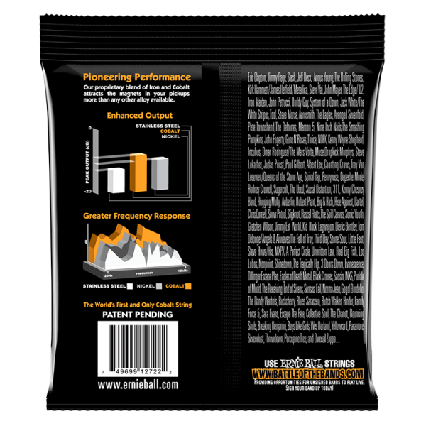 Ernie Ball 2722 Cobalt Hybrid Slinky - Image 2