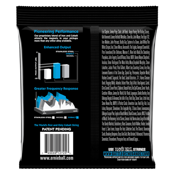 Ernie Ball 2725 Cobalt Extra Slinky - Image 2