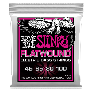 Ernie Ball 2814 Cobalt Flatwound Bass Super Slinky