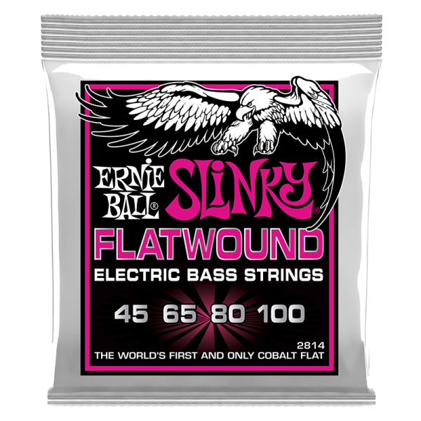 Ernie Ball 2814 Cobalt Flatwound Bass Super Slinky