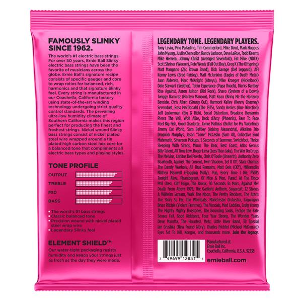 Ernie Ball 2824 Bass Super Slinky 5 String - Image 2
