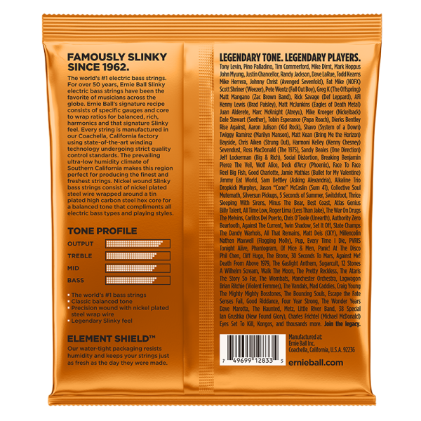 Ernie Ball 2833 Bass Hybrid Slinky - Image 2
