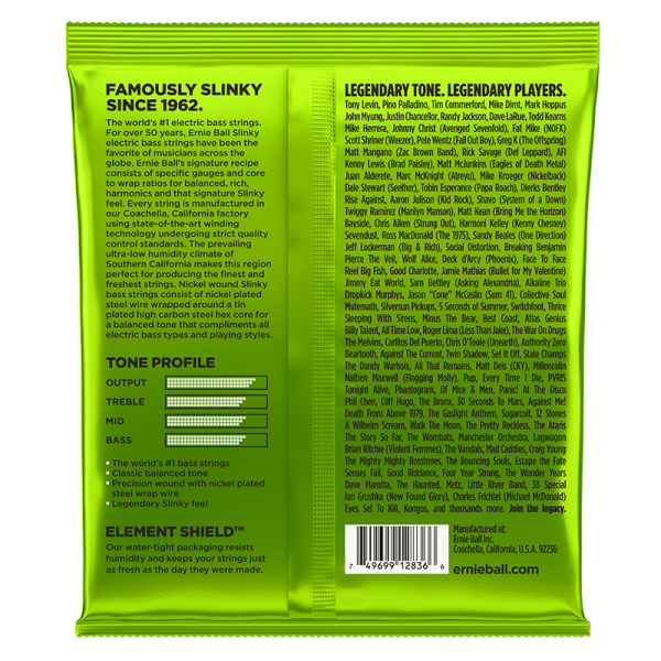 Ernie Ball 2836 Bass Regular Slinky 5 String - Image 2