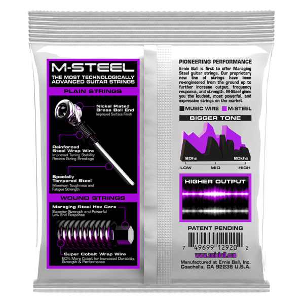 Ernie Ball 2920 M-Steel Power Slinky - Image 2
