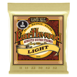 Ernie Ball 3004 Bronze Acoustic Light - 3 Pack