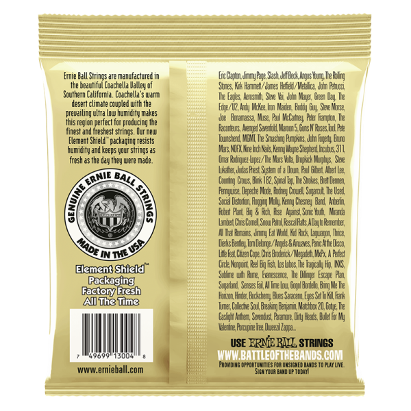 Ernie Ball 3004 Bronze Acoustic Light - 3 Pack - Image 2