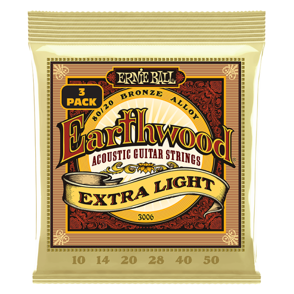 Ernie Ball 3006 Bronze Acoustic Extra Light - 3 Pack