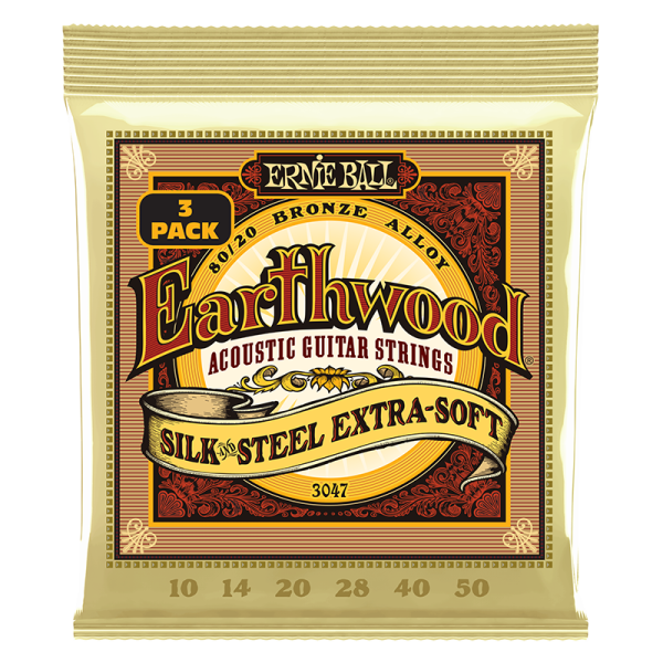 Ernie Ball 3047 Silk N Steel Extra Soft - 3 Pack