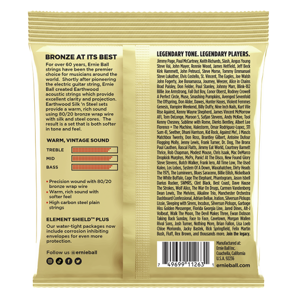 Ernie Ball 3047 Silk N Steel Extra Soft - 3 Pack - Image 2