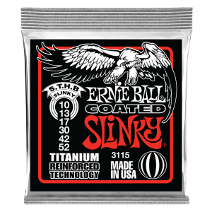 Ernie Ball 3115 Coated Skinny Top Heavy Bottom Slinky