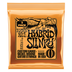 Ernie Ball 3222 Hybrid Slinky - 3 Pack