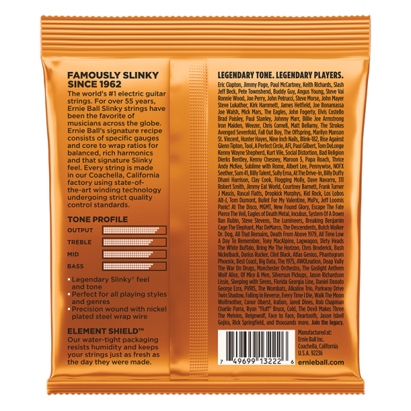Ernie Ball 3222 Hybrid Slinky - 3 Pack - Image 2