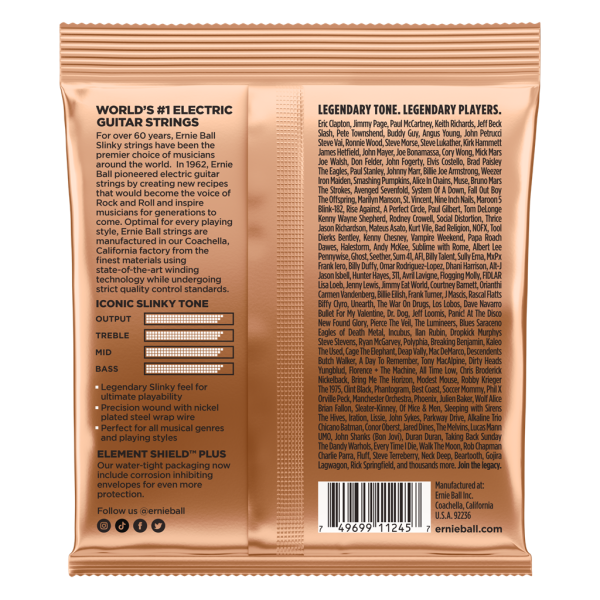 Ernie Ball 3224 Turbo Slinky - 3 Pack - Image 2