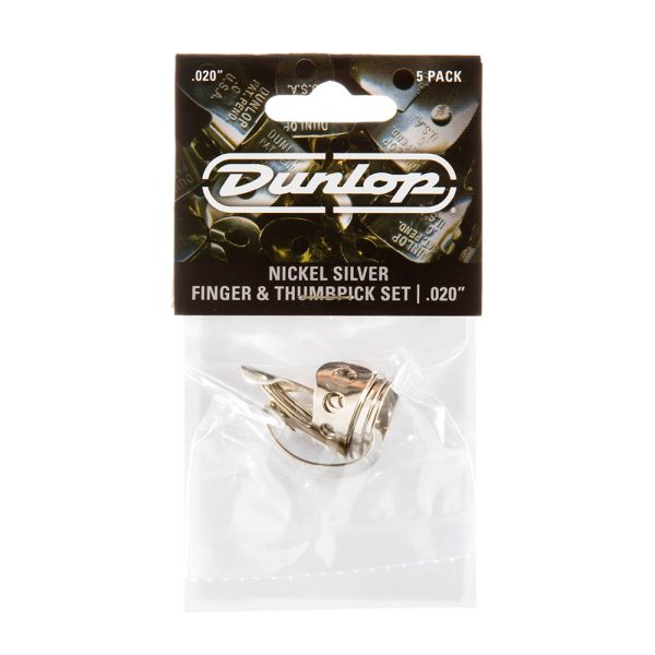 Dunlop Nickel Silver Finger Thumb 0.020 - Player Pack