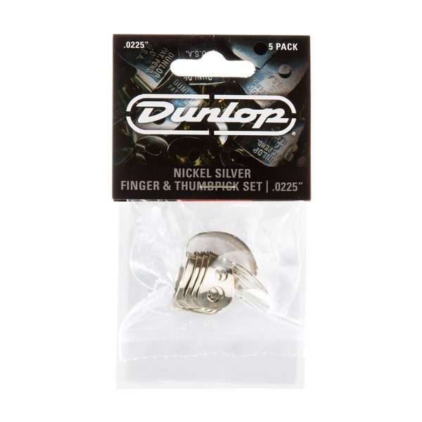 Dunlop Nickel Silver Finger Thumb 0.0225 - Player Pack