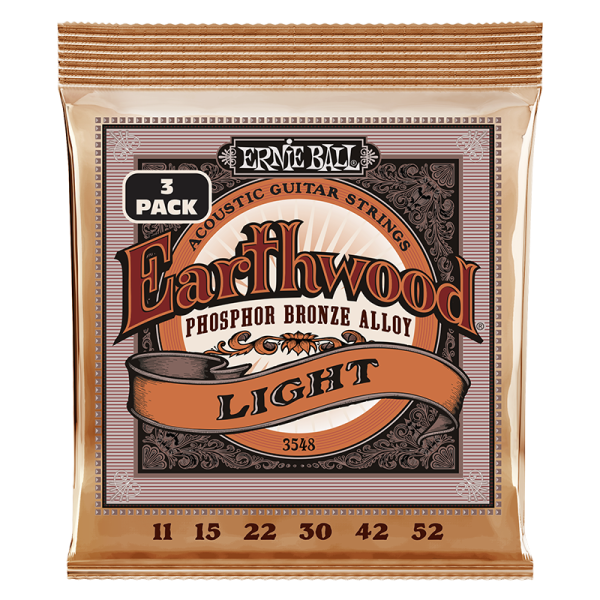 Ernie Ball 3548 Phosphor Acoustic Light - 3 Pack