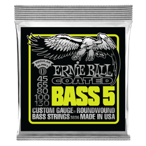 Ernie Ball 3836 Coated Bass Slinky 5 String