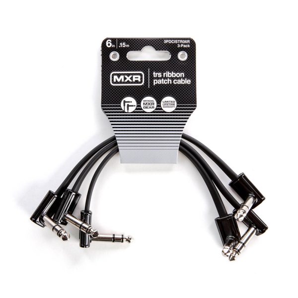 Dunlop TRS Ribbon Patch Cable - 6 Inch - 3 Pack