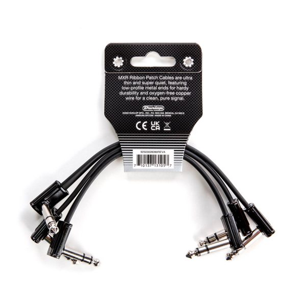 Dunlop TRS Ribbon Patch Cable - 6 Inch - 3 Pack - Image 3