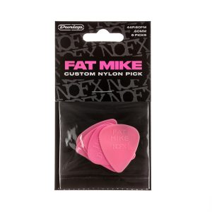 Dunlop Fat Mike Pink Nylon Standard 0.60mm - Player Pack