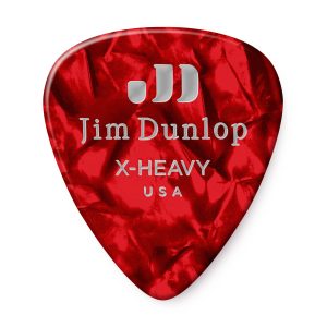 Dunlop Celluloid Classics Standard Red Pearl Extra Heavy